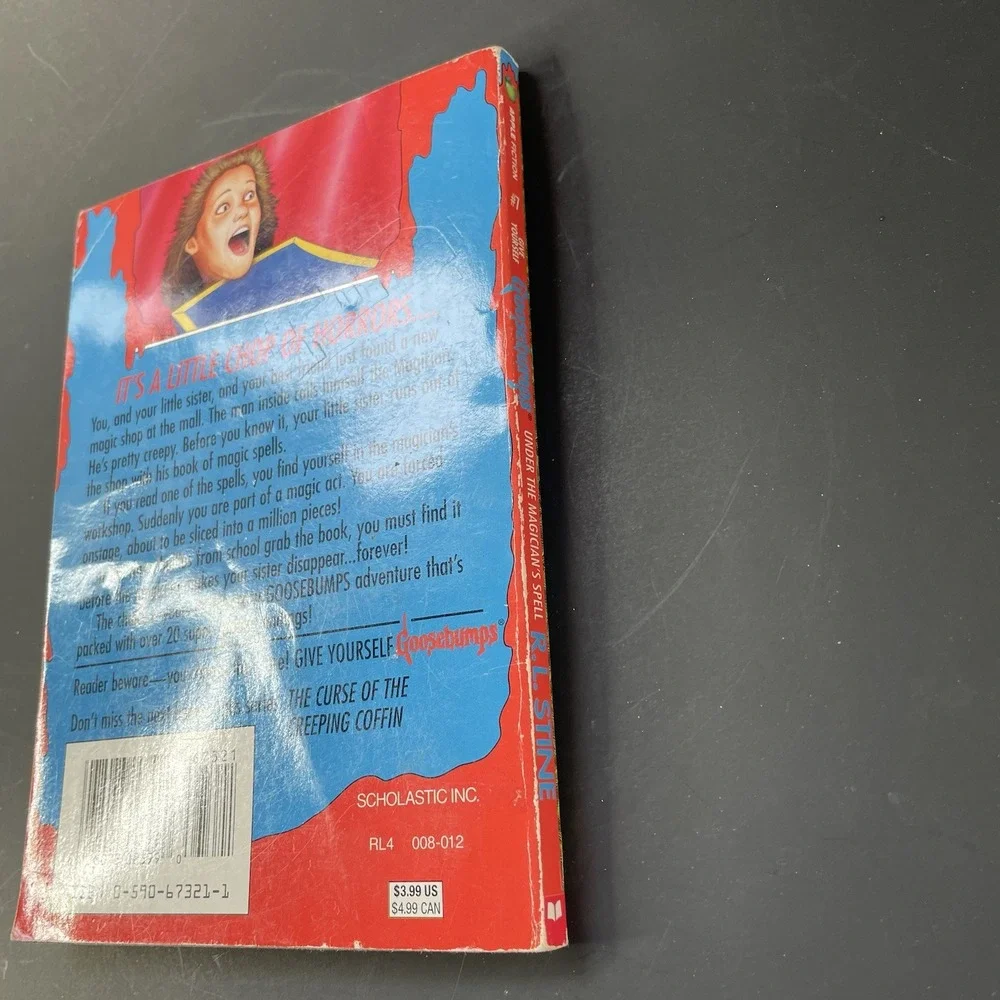 R.L. Stine Give Yourself Goosebumps‎ #7 Under the Magician's Spell Vintage 1996